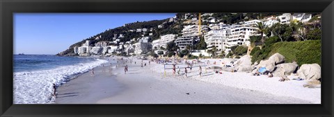 Framed Clifton Beach, Cape Town, Western Cape Province, South Africa Print