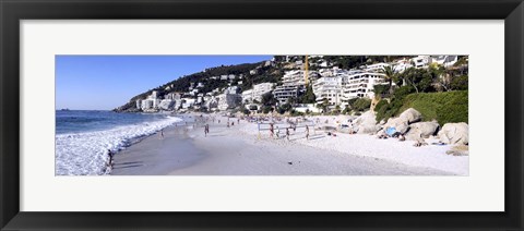 Framed Clifton Beach, Cape Town, Western Cape Province, South Africa Print