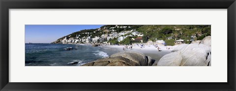 Framed Boulders on the beach, Clifton Beach, Cape Town, Western Cape Province, South Africa Print