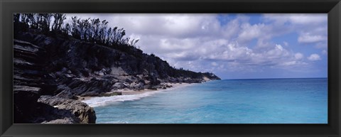 Framed Clouds over the sea, Bermuda Print