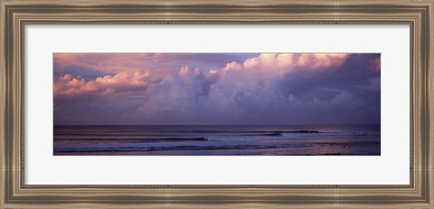 Framed Clouds over the sea, Gold Coast, Queensland, Australia Print