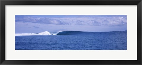 Framed Waves in the sea, Indonesia Print