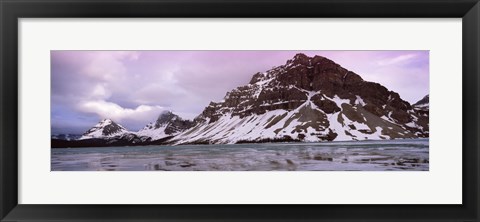 Framed Clouds over mountains, Banff, Alberta, Canada Print