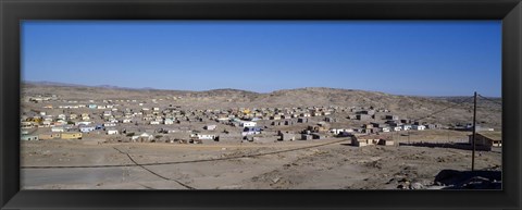 Framed Buildings in a town, Luderitz, Namibia Print