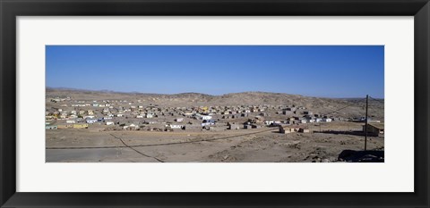 Framed Buildings in a town, Luderitz, Namibia Print