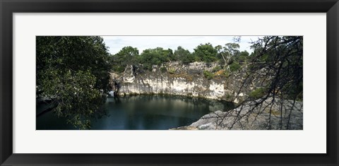 Framed Lake Otjikoto, Namibia Print