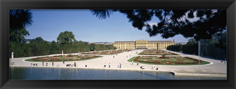 Framed Facade of a palace, Schonbrunn Palace, Vienna, Austria Print