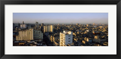 Framed Slyline View of Old Havana, Havana, Cuba Print