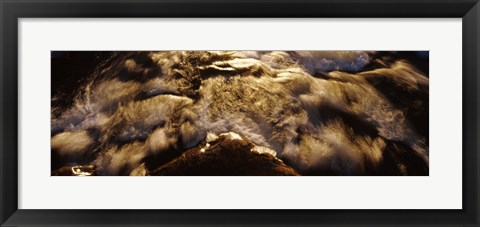 Framed High angle view of a river, US Glacier National Park, Montana, USA Print