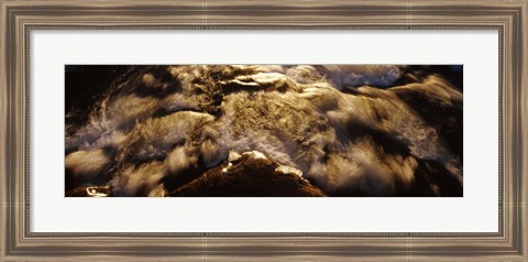 Framed High angle view of a river, US Glacier National Park, Montana, USA Print