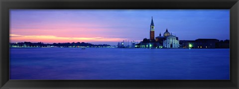 Framed Church at the waterfront, Redentore Church, Giudecca, Venice, Veneto, Italy Print