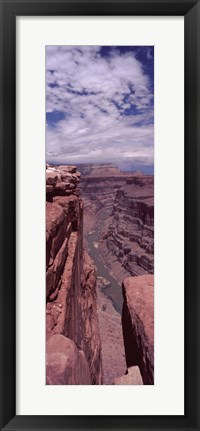 Framed River Passing Through atToroweap Overlook, North Rim, Grand Canyon Print