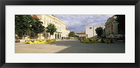 Framed Buildings in a city, Museumsquartier, Vienna, Austria Print