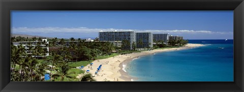 Framed Kaanapali Beach, Maui, Hawaii Print