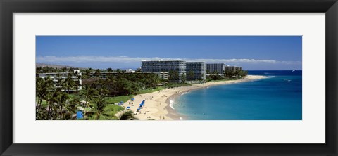 Framed Kaanapali Beach, Maui, Hawaii Print