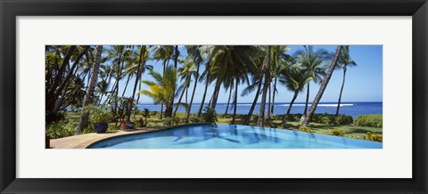 Framed Palm Trees in Maui, Hawaii (horizontal) Print