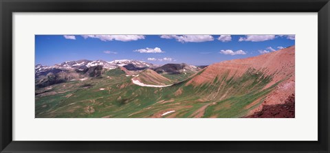 Framed Mountain range, Crested Butte, Gunnison County, Colorado Print