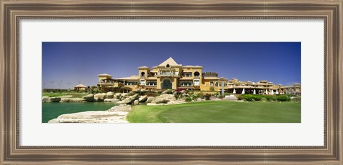 Framed Facade of a golf course, The Cascades Golf &amp; Country Club, Soma Bay, Hurghada, Egypt Print