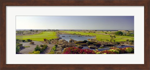 Framed Pond in a golf course, The Cascades Golf &amp; Country Club, Soma Bay, Hurghada, Egypt Print