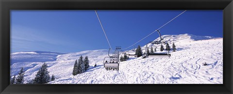 Framed Ski resort, Reith Im Alpbachtal, Tyrol, Austria Print