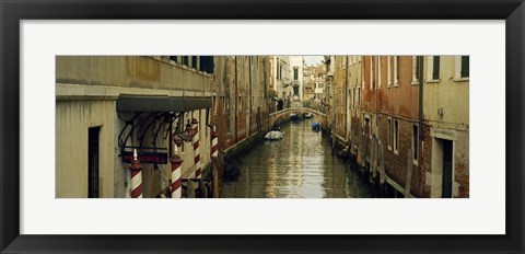 Framed Buildings along a canal, Rio Dei Greci Canal, Venice, Veneto, Italy Print