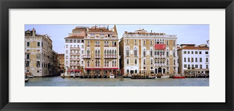 Framed Palazzi facades along the canal, Grand Canal, Venice, Veneto, Italy Print