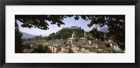 Framed Buildings in a city, Salzburg, Austria Print