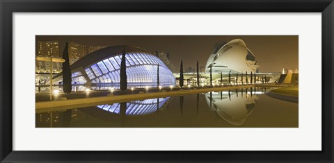 Framed Ciutat De Les Arts I Les Ciencies, Valencia, Spain Print