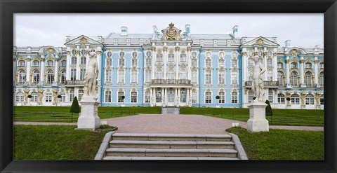 Framed Blue Facade of Catherine Palace, St. Petersburg, Russia Print