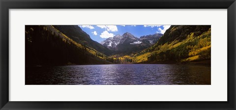 Framed Trees in a forest, Snowmass Wilderness Area, Maroon Bells, Colorado, USA Print