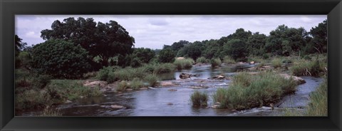 Framed Sabie River, Kruger National Park, South Africa Print