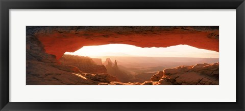 Framed Sunrise through Mesa Arch in Canyonlands National Park, Utah, USA Print