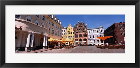 Framed Stralsund, Mecklenburg-Vorpommern, Germany Print