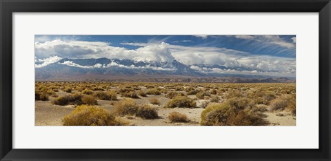 Framed Death Valley landscape, Panamint Range, Death Valley National Park, Inyo County, California, USA Print