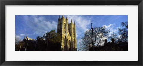 Framed Low angle view of an abbey, Westminster Abbey, City of Westminster, London, England Print