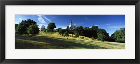 Framed Observatory on a Hill, Royal Observatory, Greenwich Park, Greenwich, London, England Print