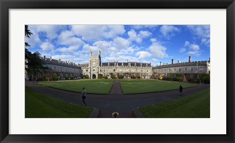 Framed Quadrangle in University College Cork, aka UCC,Cork City, Ireland Print