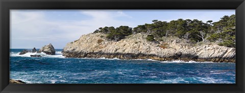 Framed Coastline, Point Lobos State Reserve, Carmel, Monterey County, California Print