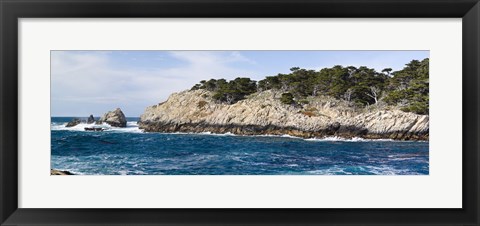 Framed Coastline, Point Lobos State Reserve, Carmel, Monterey County, California Print