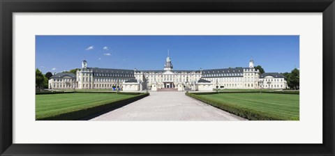 Framed Facade of a castle, Karlsruhe Castle, Karlsruhe, Baden-Wurttemberg, Germany Print