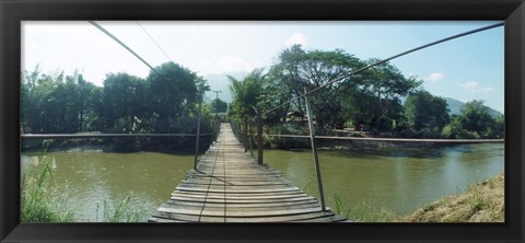 Framed River in Chiang Mai Province, Thailand Print