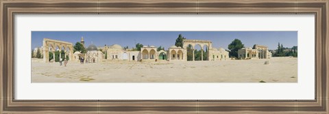 Framed Temple of Rocks, Dome of The Rock, Temple Mount, Jerusalem, Israel Print