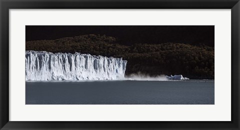 Framed Glaciers in a lake, Moreno Glacier, Argentino Lake, Argentine Glaciers National Park, Santa Cruz Province, Patagonia, Argentina Print