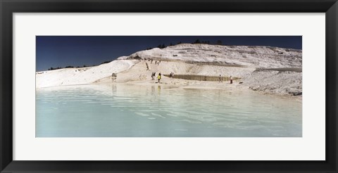 Framed Pamukkale, Denizli Province, Turkey Print