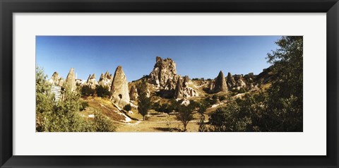 Framed Caves and Fairy Chimneys in Cappadocia, Central Anatolia Region, Turkey Print