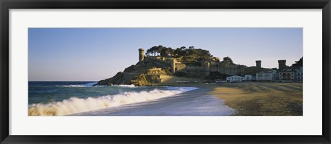 Framed Tourist Resort, Tossa De Mar, Catalonia, Spain Print