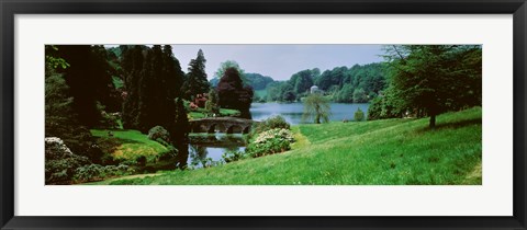 Framed Stourhead Garden, England, United Kingdom Print