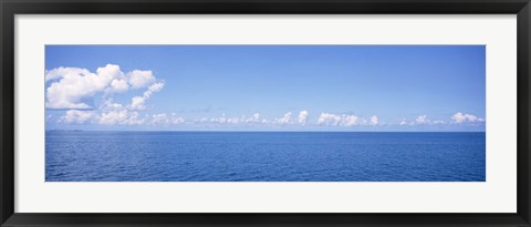 Framed Panoramic view of the ocean, Atlantic Ocean, Bermuda Print