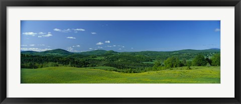 Framed Farm, Peacham, Vermont, USA Print