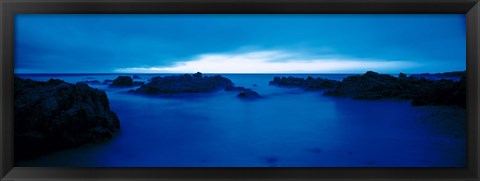 Framed Pacific Coast Monterey CA USA Print